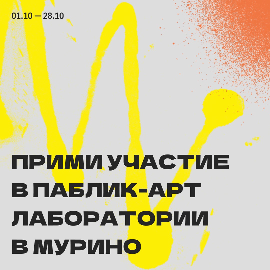 В Мурино начинает свою работу «PublicARt-лаборатория»